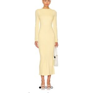 AFRM Juniper Dress in Buttercup